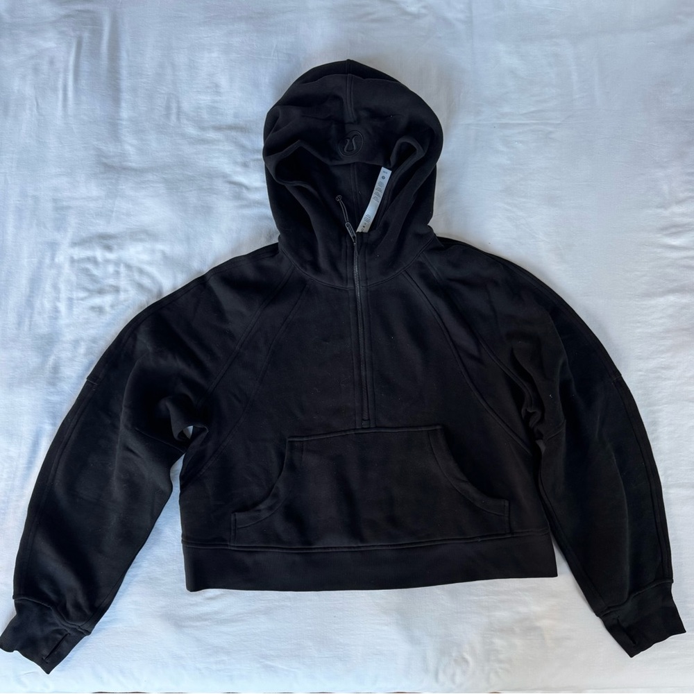 Lululemon Scuba Oversized Half Zip Cropped Hoodie